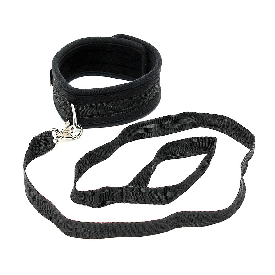 SOFT COLLAR WITH LEASH