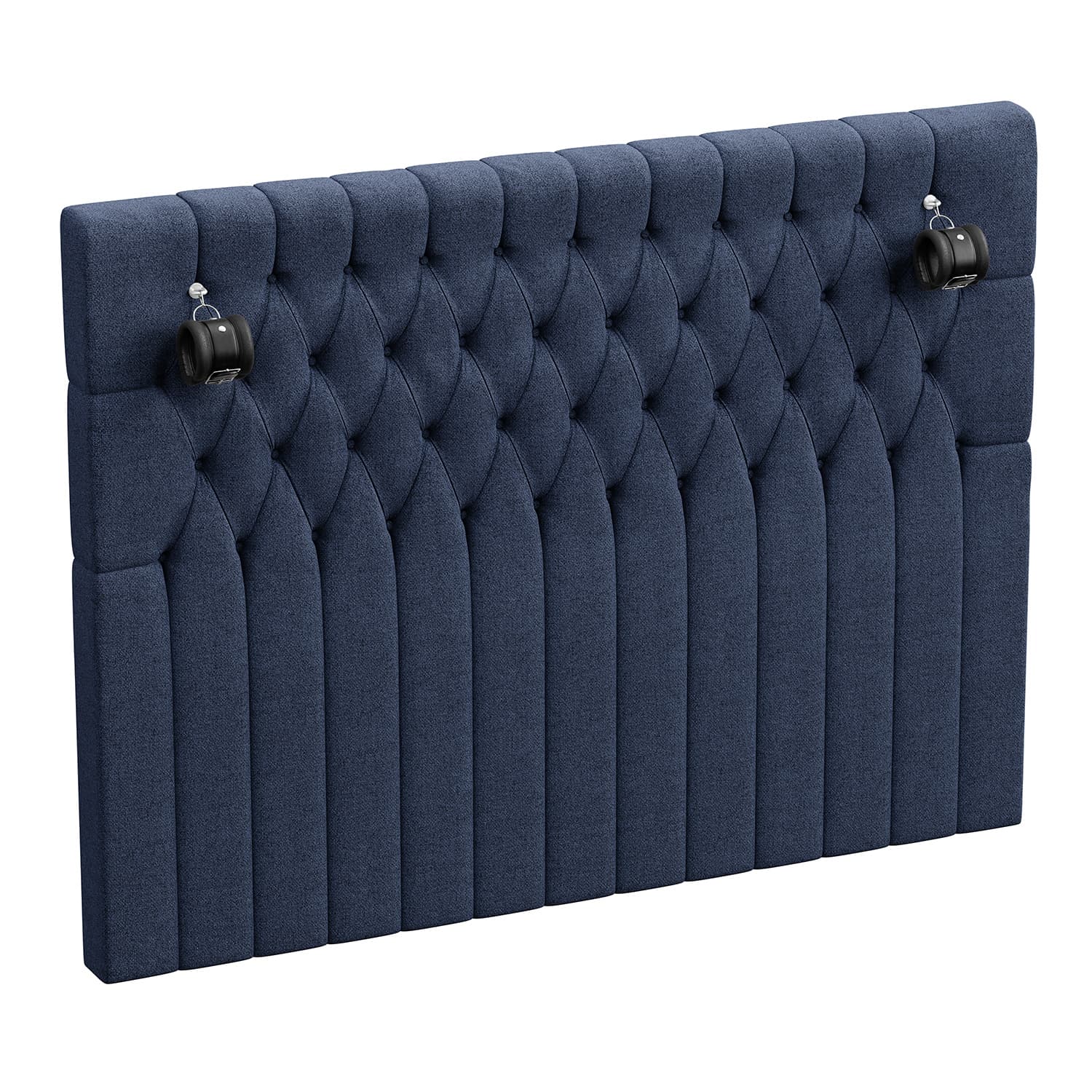Calblanque Diamond BDSM Sänggavel Med Fästen 180 cm