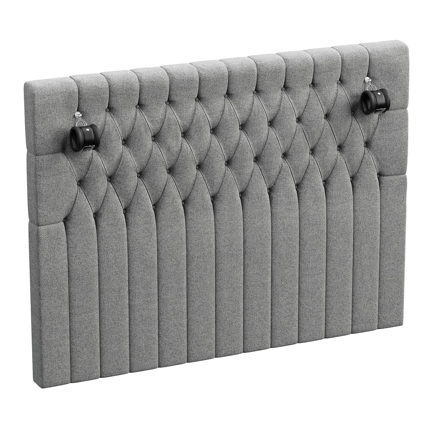 Calblanque Diamond BDSM Sänggavel Med Fästen 180 cm