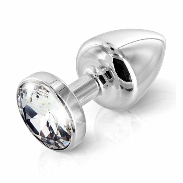 ANNI BUTT PLUG ROUND SILVER PLATED