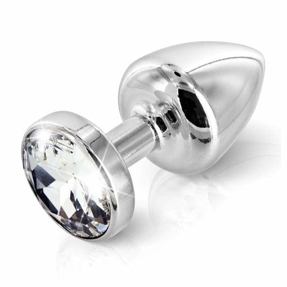 ANNI BUTT PLUG ROUND SILVER PLATED